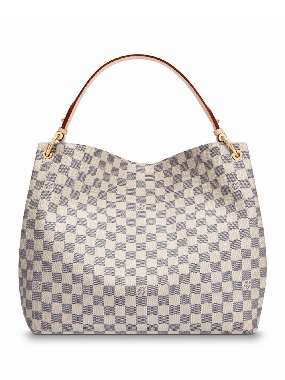Louis Vuitton Graceful MM Damier Azur Shoulder Bag